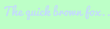 Image with Font Color C3DCFA and Background Color BDFFC7